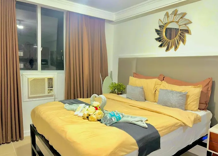 Apartment Minimalist With Luxury Bed Good For 1-4pax High Speed Wifi With Netflix Free Pool & Parking Suba Basbas